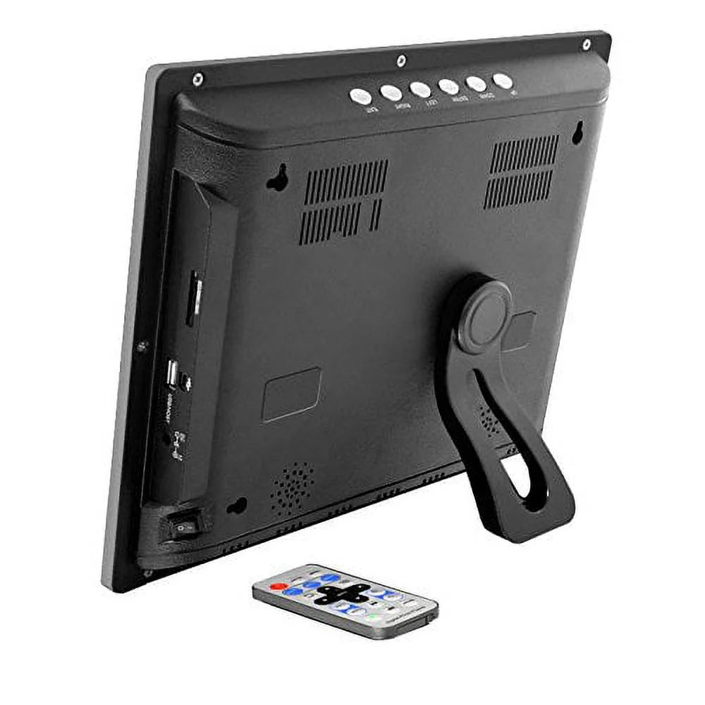 12" Hi-Res Digital Photo Frame with 4GB Memory and Remote, Black Y9384