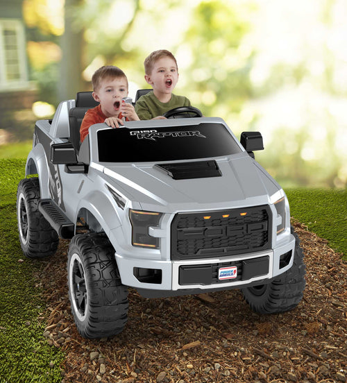 12V Battery-Powered Ride-On Vehicle with Music Sounds & Microphone D83597