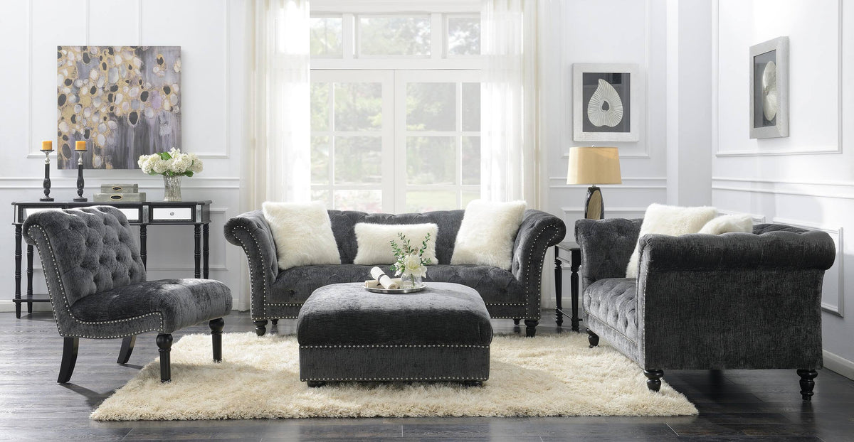 Gray Ottoman O585719