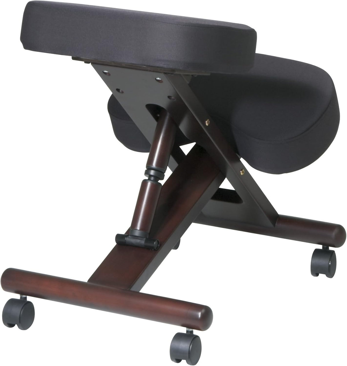 Black Memory Foam Knee Chair with Casters L5031