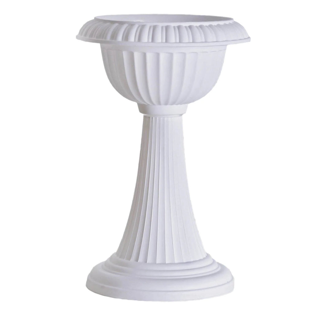 4 Pack 23" Tall White Pedestal Column Plant Stand Pot K6956