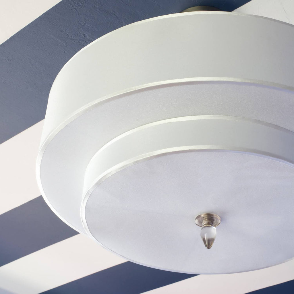 5 Light Satin Nickel Semi-Flush Ceiling Light A3497