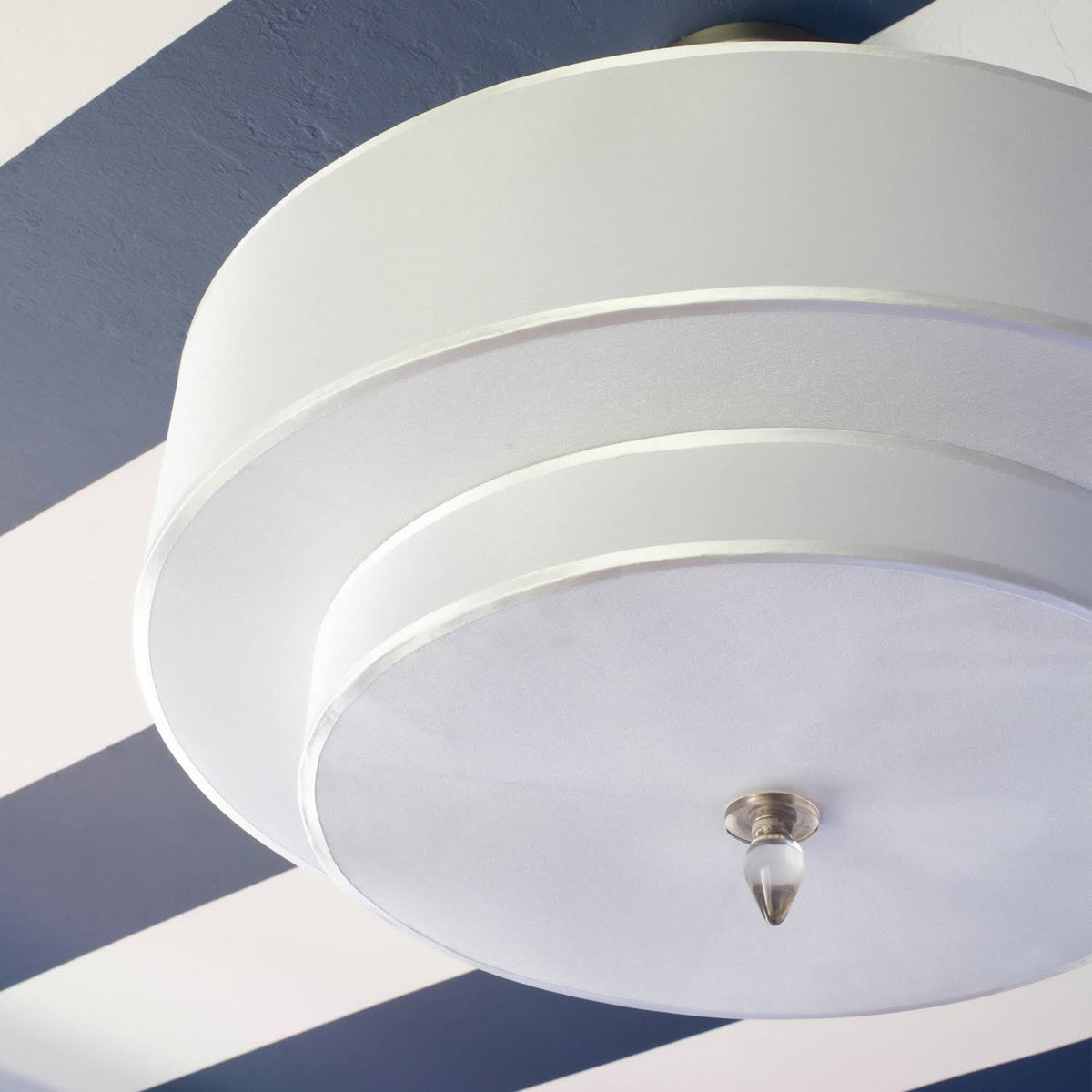 5 Light Satin Nickel Semi-Flush Ceiling Light A3497