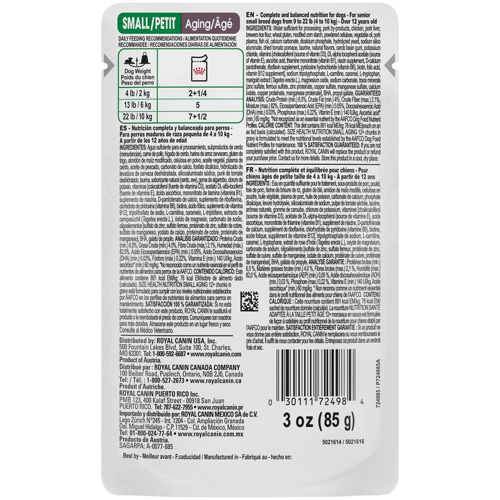 Small Aging Wet Dog Food O26511