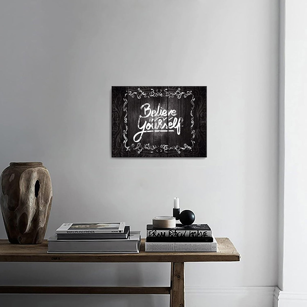 Black Framed Canvas Wall Art 12x16 inches Z312826