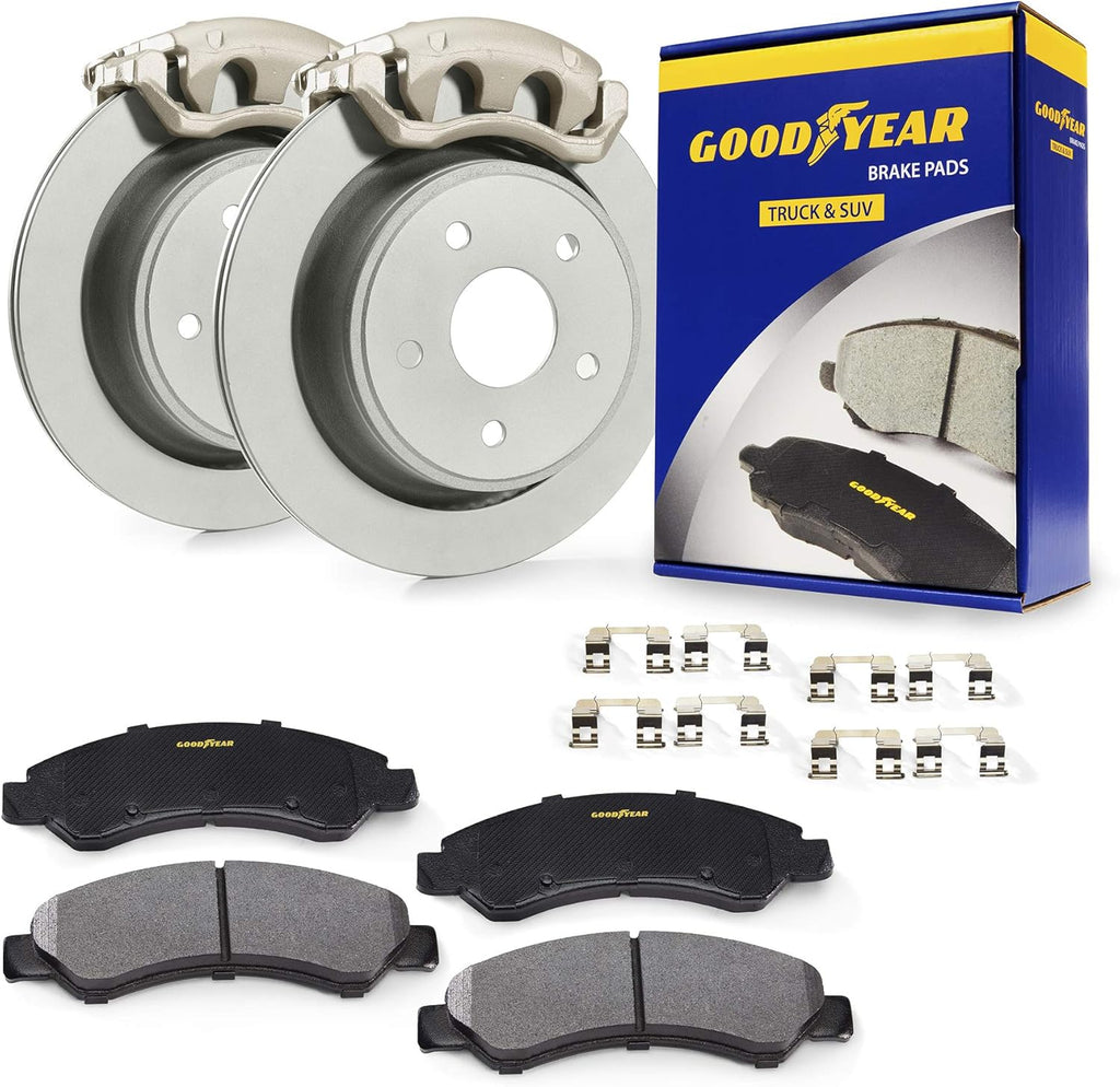 Front Brake Calipers Rotors Ceramic Pads G270