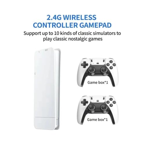 4K Video Game Console with 20,000+ Games and Dual Wireless Controllers O6960