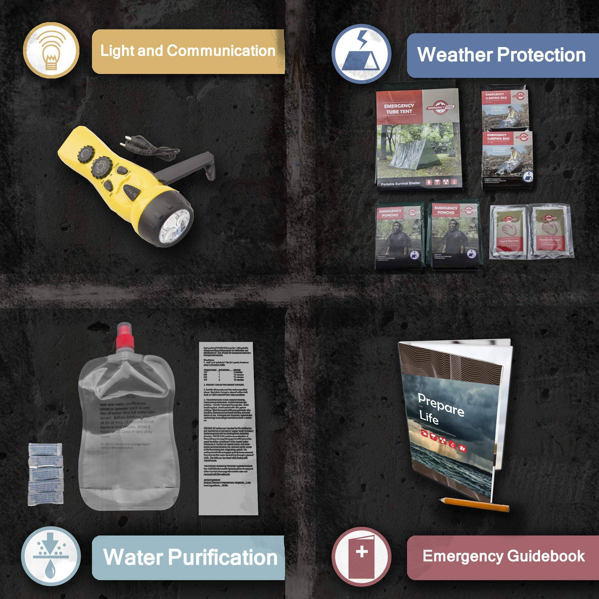 2-Person Urban Survival Bug-Out Bag Q970