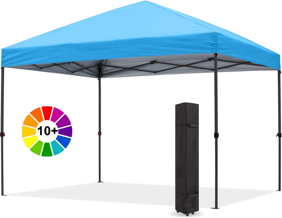 White 10x10 Pop up Canopy Tent Q896860