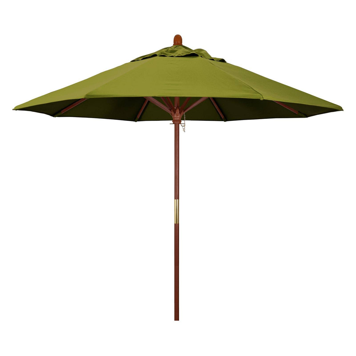 9 ft. Olefin Wood Market Umbrella L9663