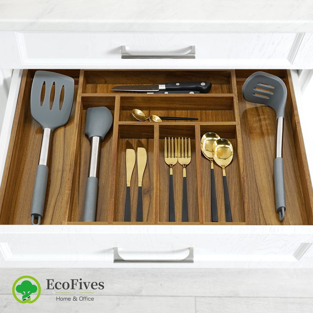 Acacia 8 Compartment Cutlery Tray Organizer T8768