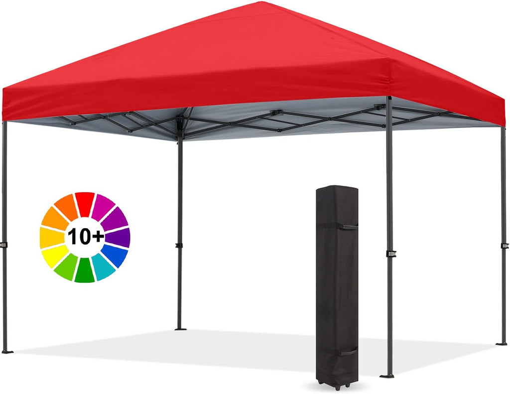 White 10x10 Pop up Canopy Tent Q896860