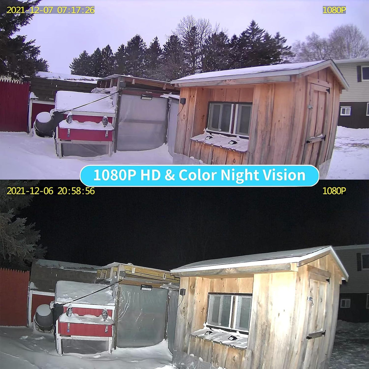 Wireless Solar Battery Powered Outdoor Security Camera with 2-Way Audio and IP66 Waterproof Q855