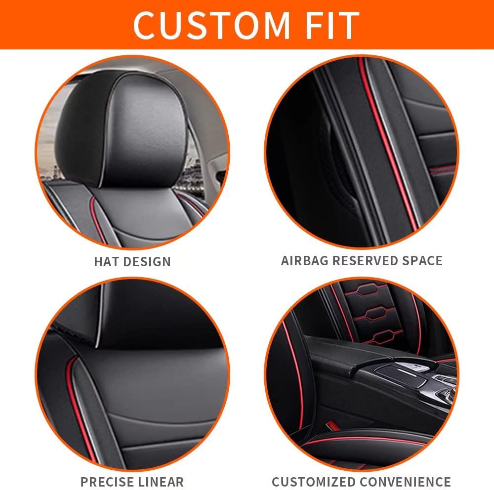 Custom Fit Faux Leather Car Seat Protector Full Set K360