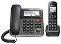 2 Handset Corded/Cordless Phone System with Answering Machine V3672