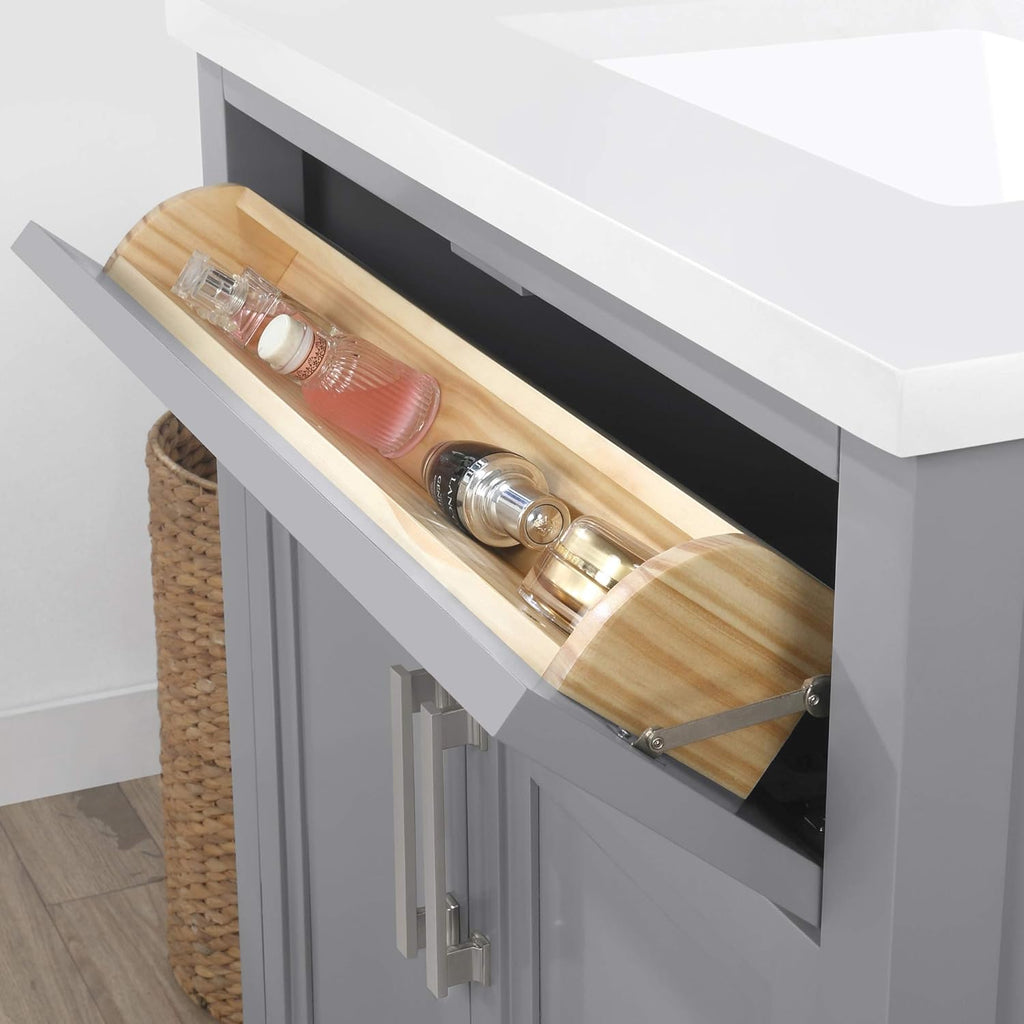 Single Sink Bathroom Vanity in American Grey J344585