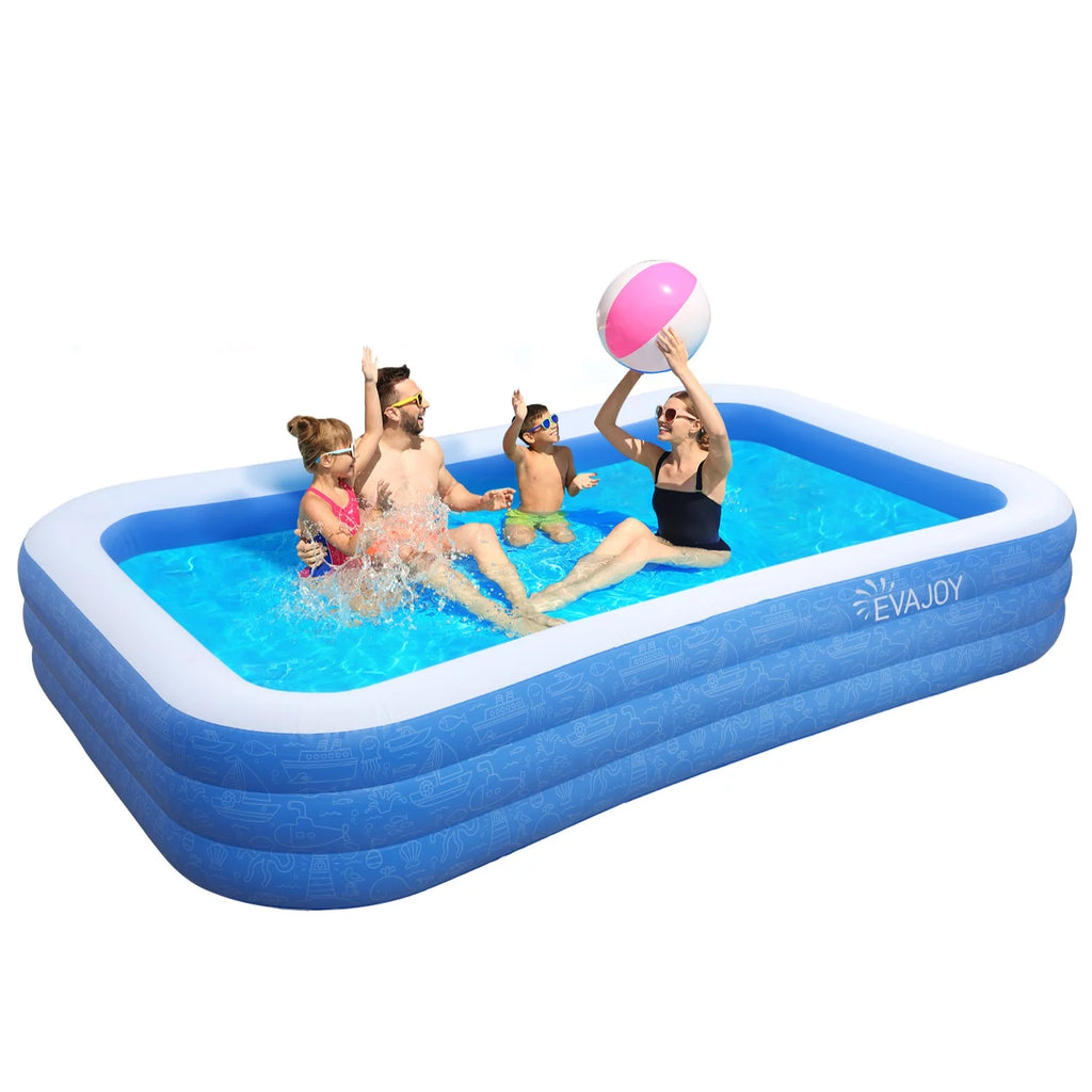 Inflatable Swimming Pools 118'' x 72'' x 20'' Y6806