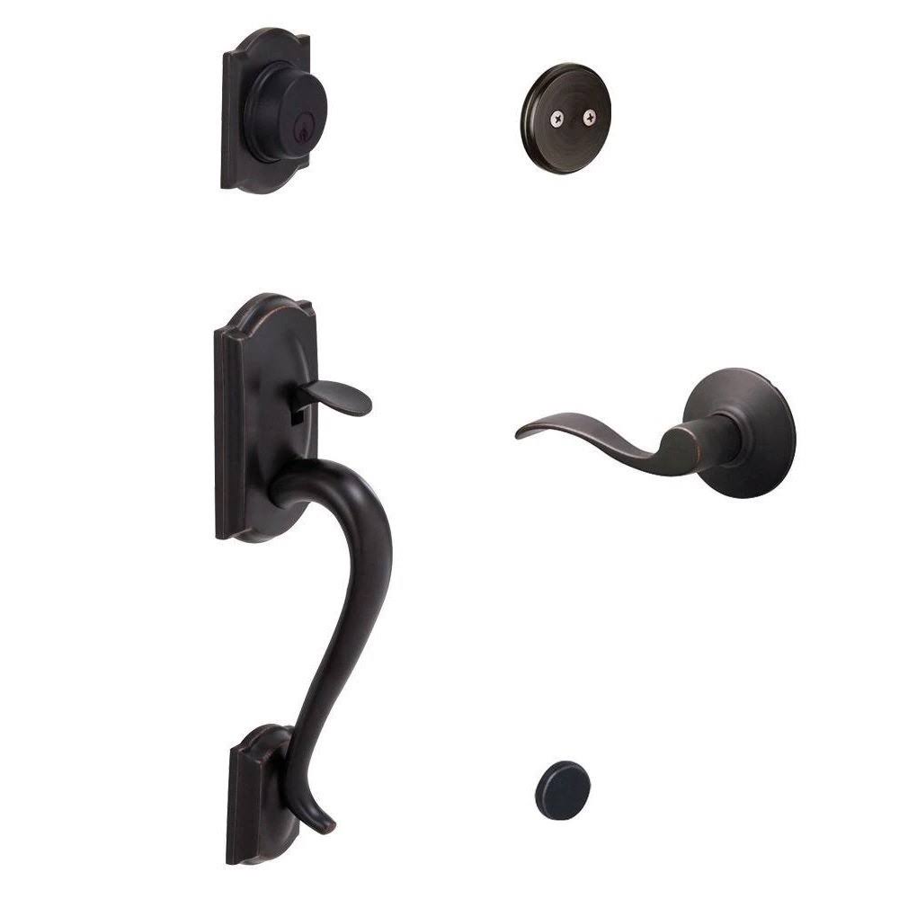 Aged Bronze Dummy Door Handleset B531