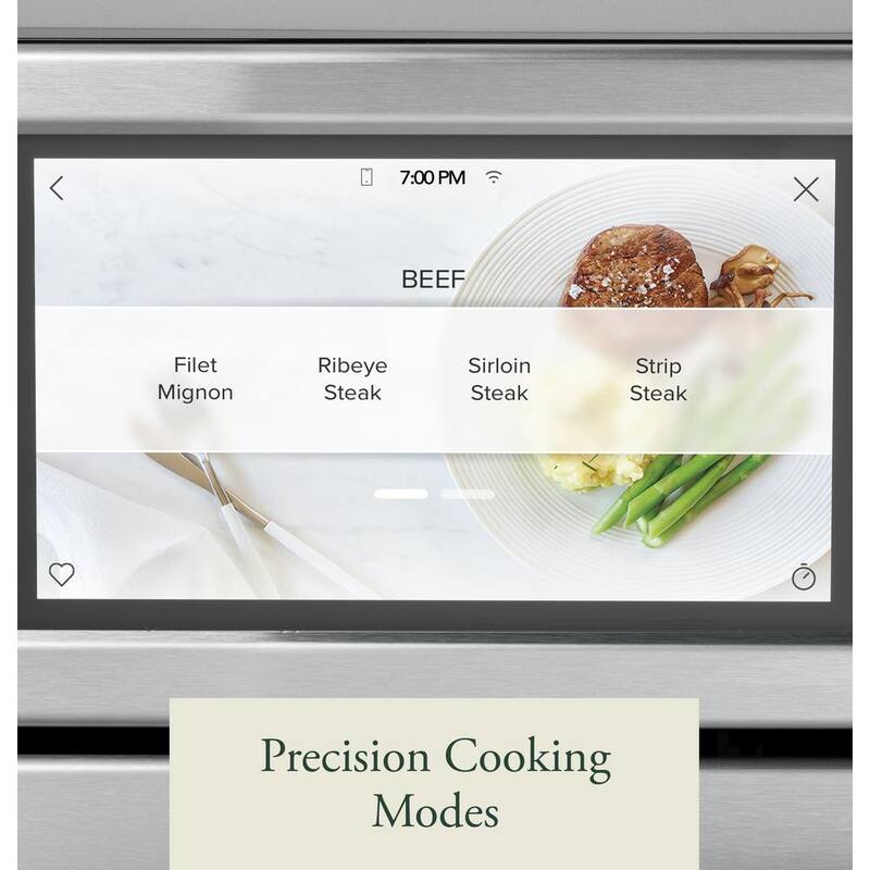 30 in. Smart Electric Wall Oven with Convection Self-Cleaning in Matte White C30989