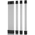 Black 5-Cable-Set 24Pin ATX CPU PCIE Cable Extension Kit E903802