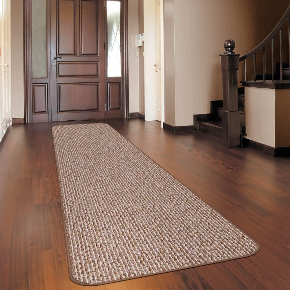 Skid-Resistant Carpet Runner Praline Brown 24 Feet X 48 Inches I272