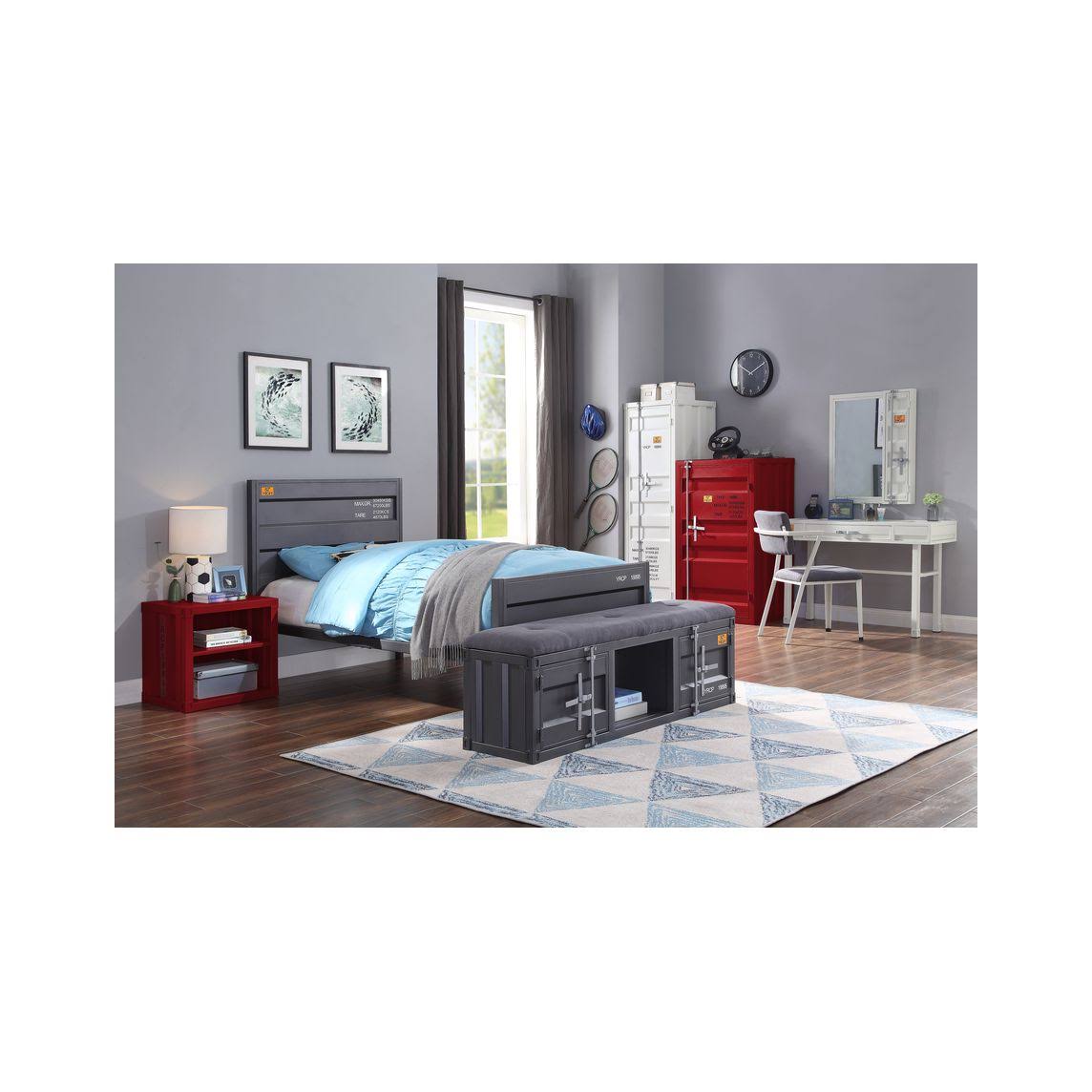 White Single Door Cargo Wardrobe Q917860