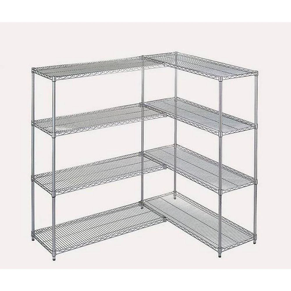 Add-On Kit for Chrome-Plated Wire Shelving 24 x 36 x 86 inch G766
