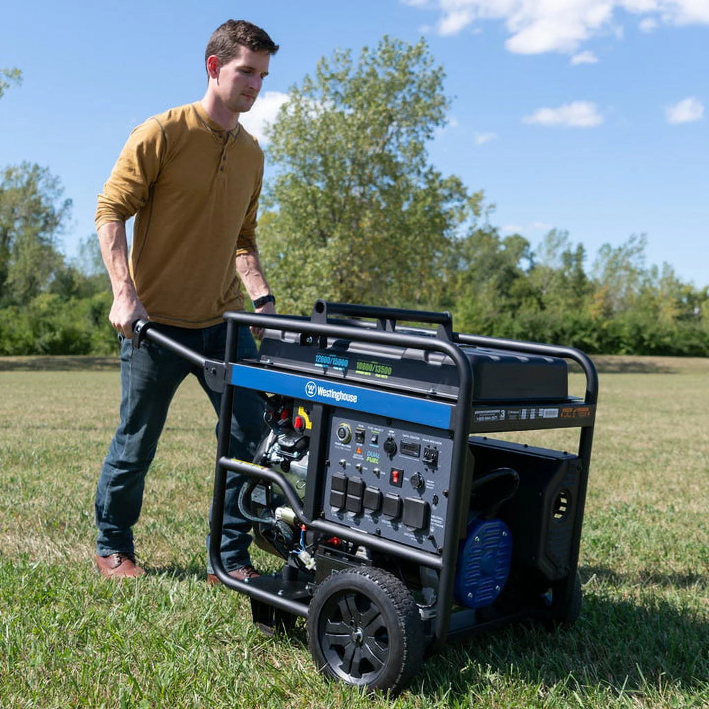 15,000 Peak Watt Dual Fuel Portable Generator R158