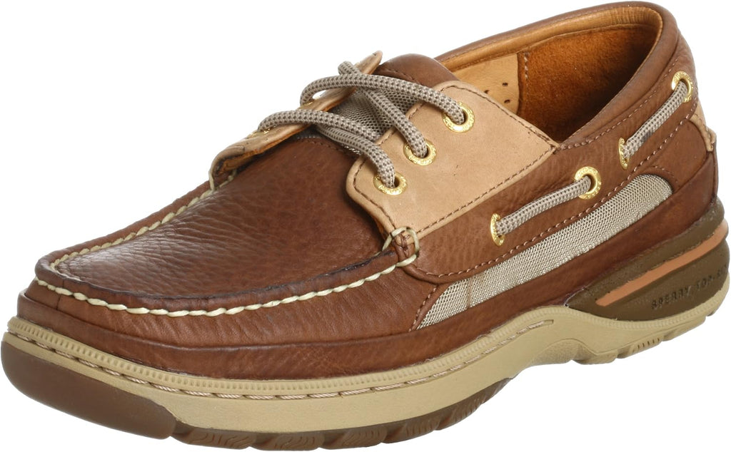 Tan 3-Eye Boat Shoe U34294