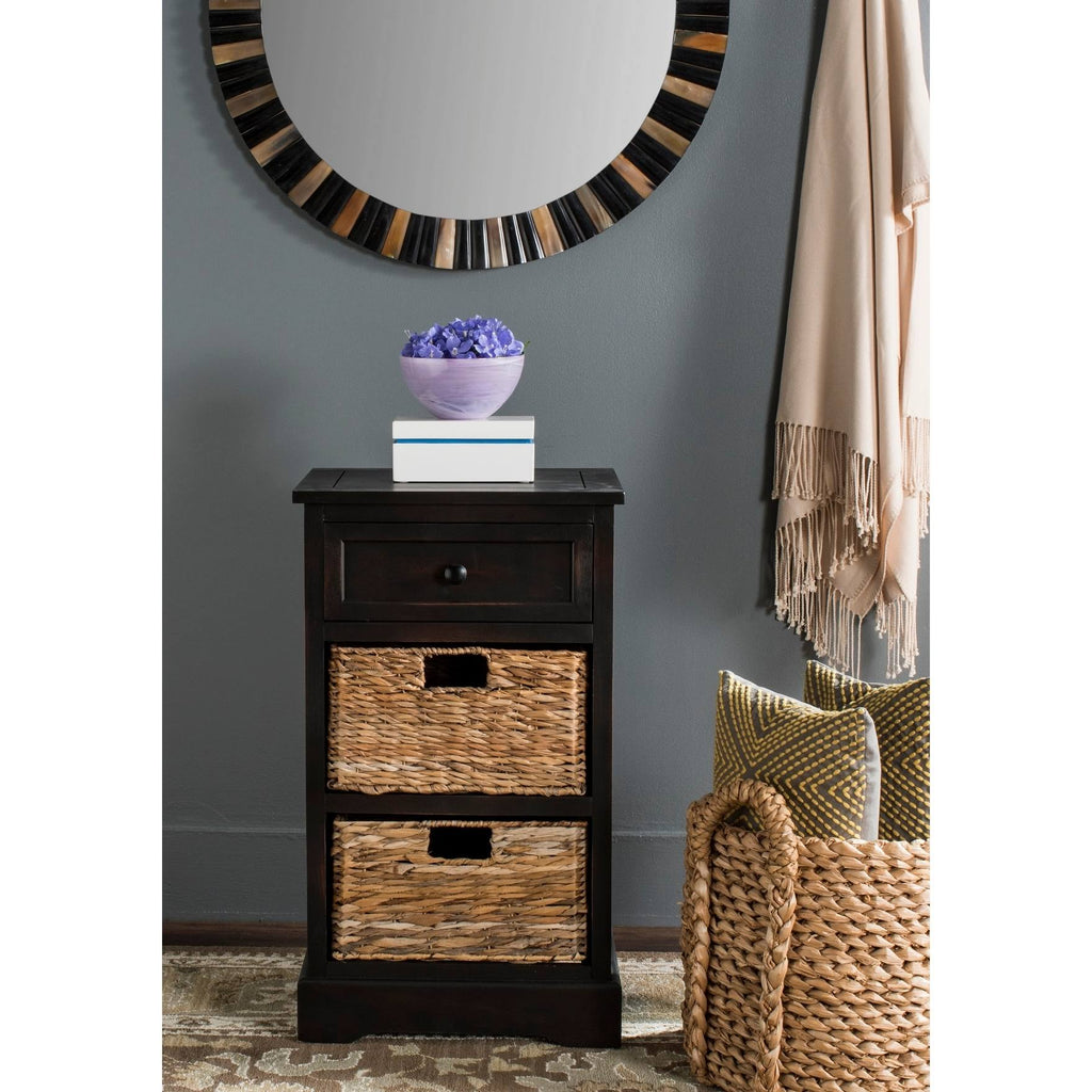 Brown Storage Side Table R51174