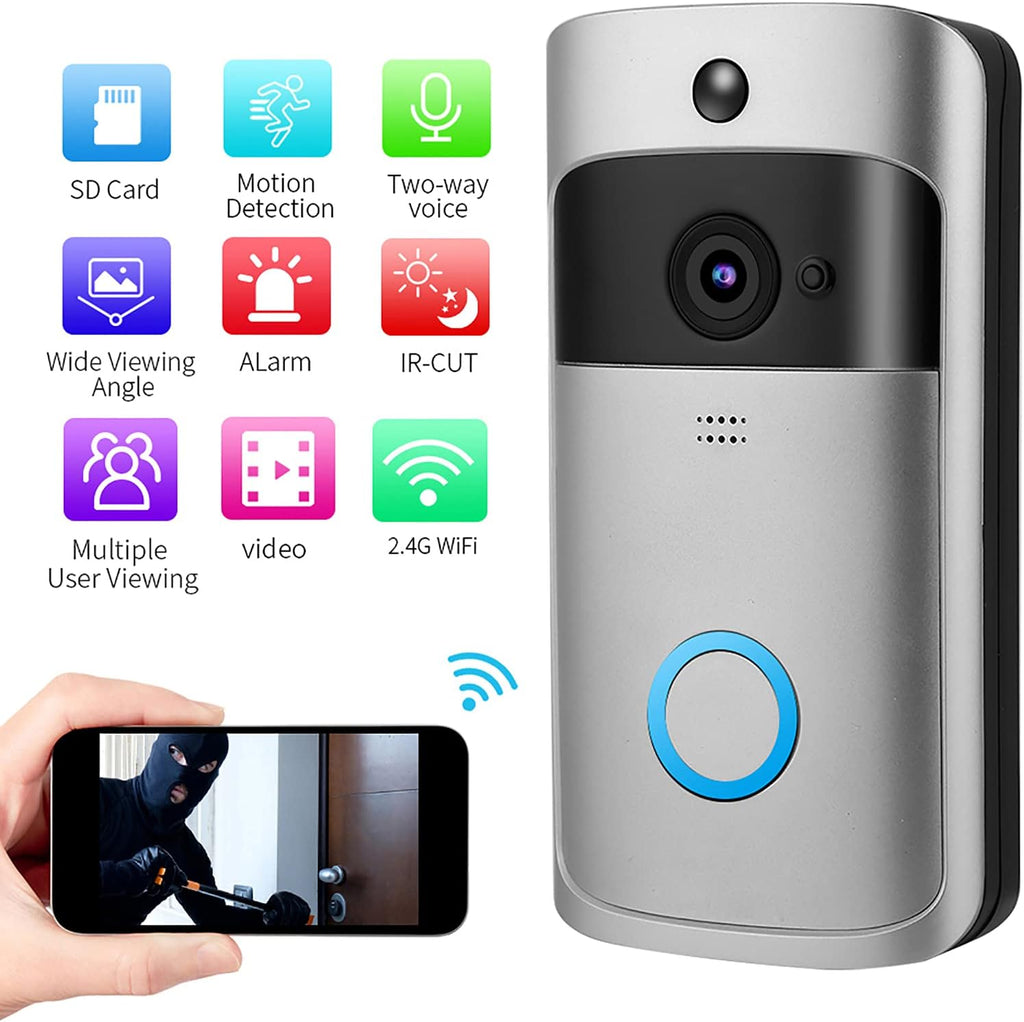 Video Doorbell Wireless HD Door Camera Security System Pack of 2 Y490
