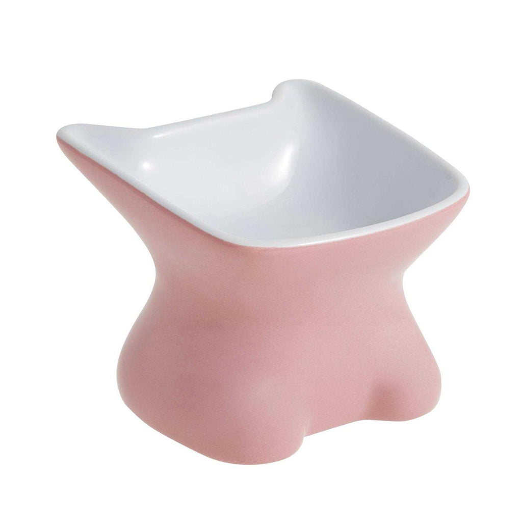 Elevated Ceramic Cat Bowl L313230