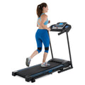 Folding Treadmill with Cushioned Deck and LCD Display P444