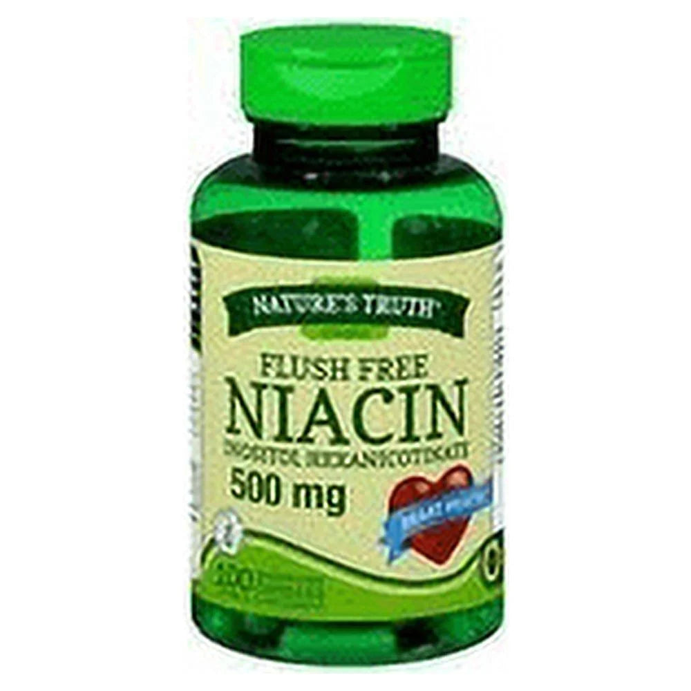 Niacin Inositol Hexanicotinate 500mg 100ct 4-Pack J852