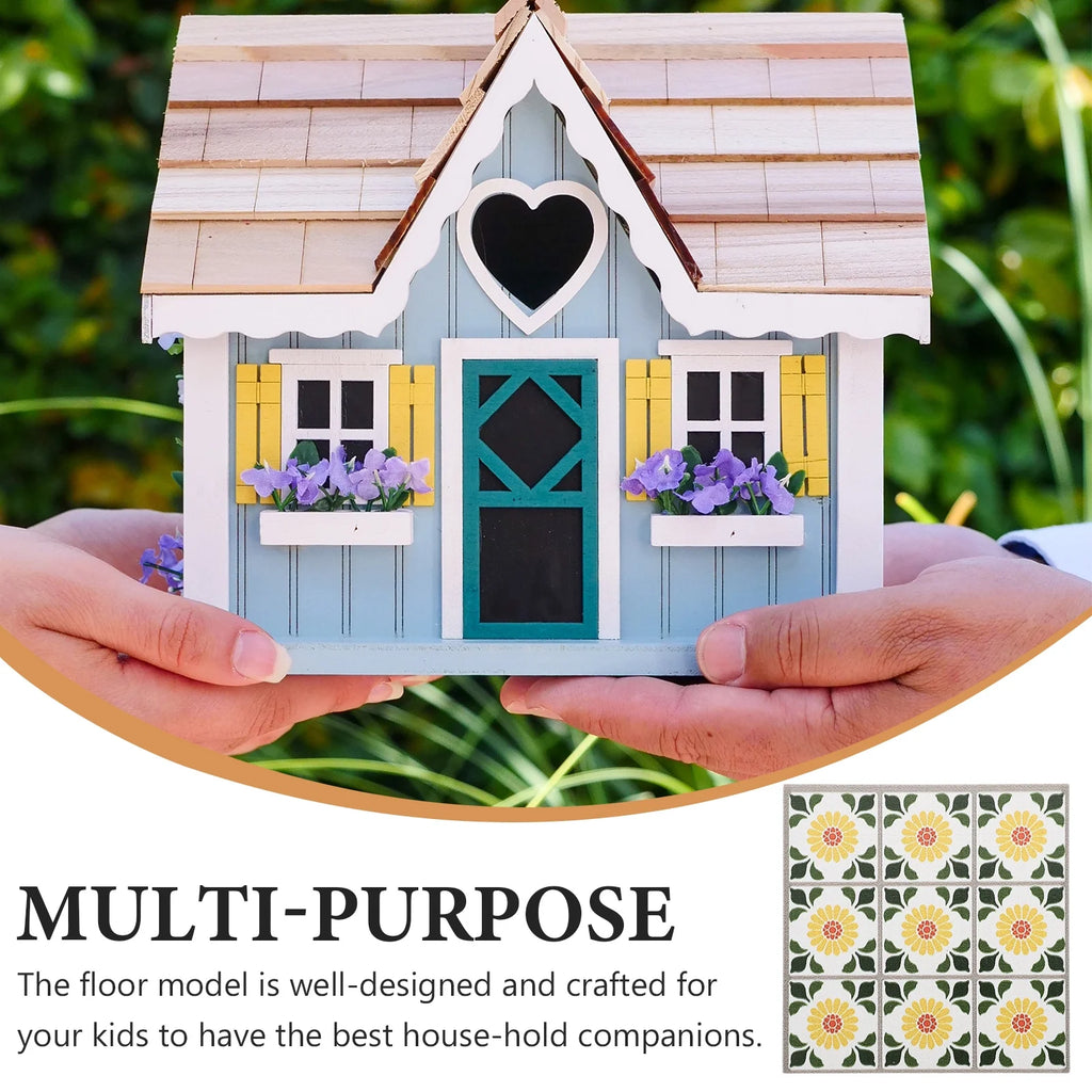 Mini House Simulation Floorboard DIY Adornment X817547