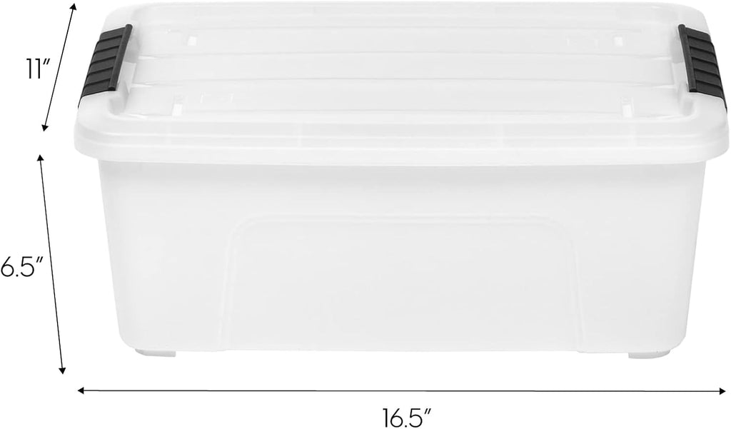 12 Quart Stack & Pull Box, 10 Pack M813378
