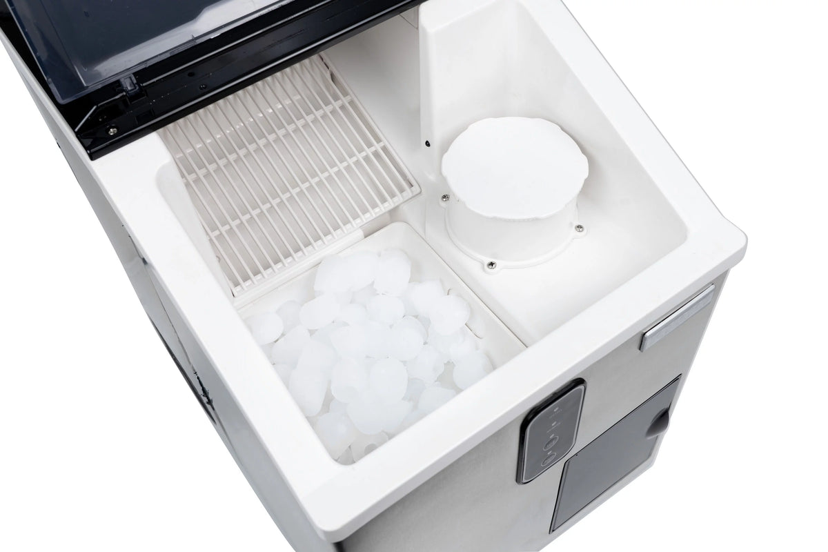 44 lb Stainless Steel Ice Maker and Ice Shaver L112032
