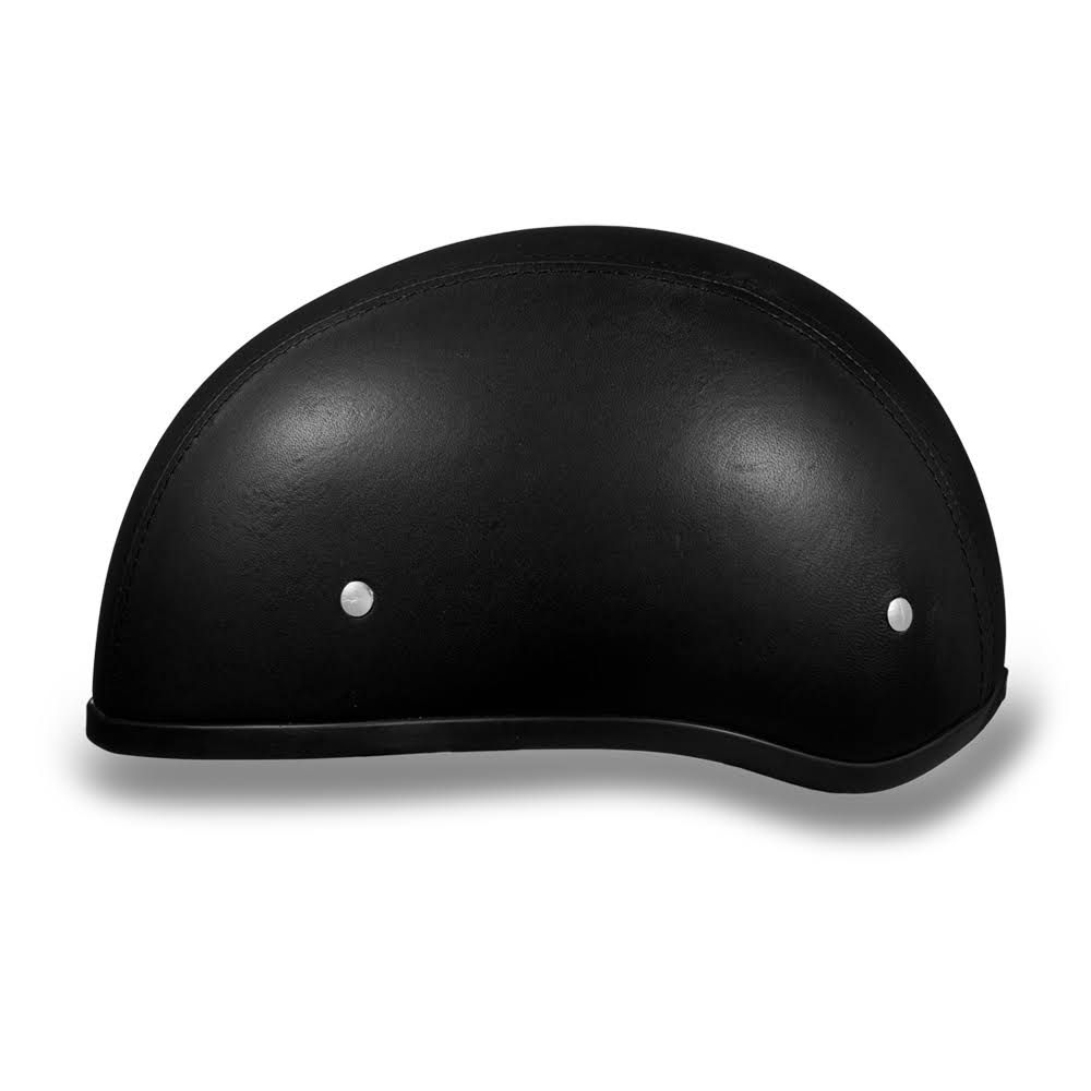 Leather Covered Skull Cap Helmet B191