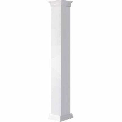 14 inchw x 12&H Smooth Column, Prairie Capital & Prairie Base, Size: 14 inchw x 144 in G662