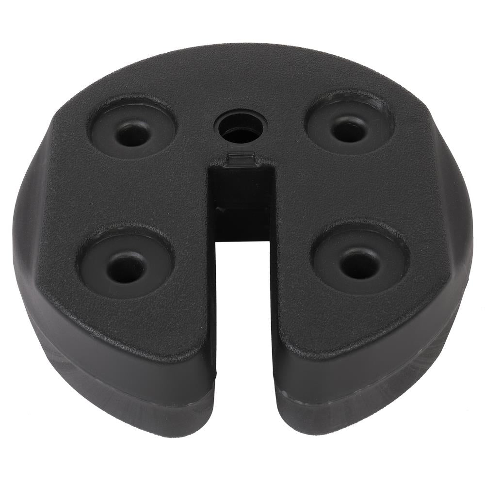6pcs Tent Shade Canopy Water Fillable Weight Plates Black D86566