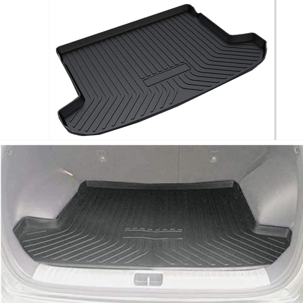 Black TPO Rear Cargo Liners Trunk Tray Mats T548
