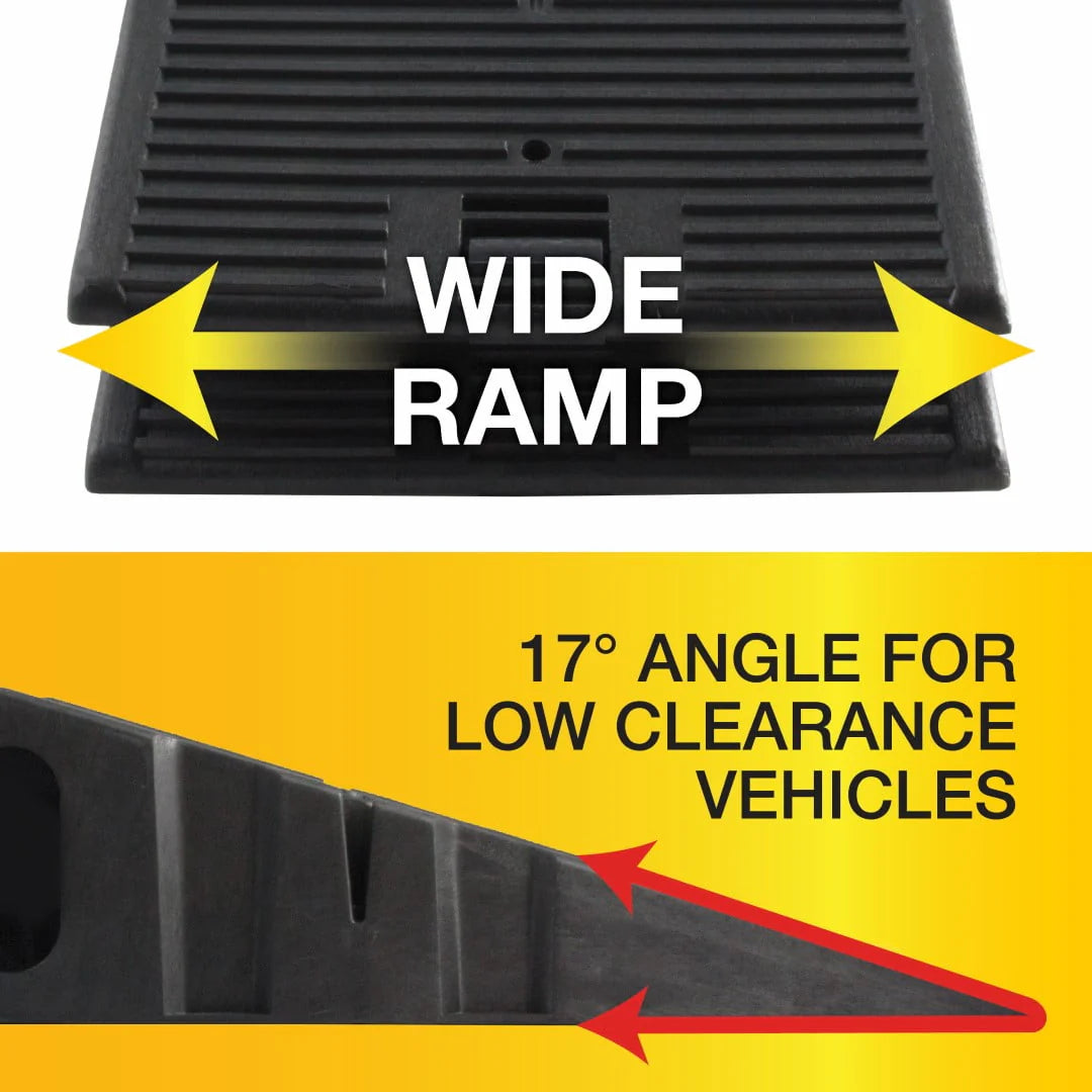 Black Resin Vehicle Ramp Pair 12,000lb 2 Pieces K846