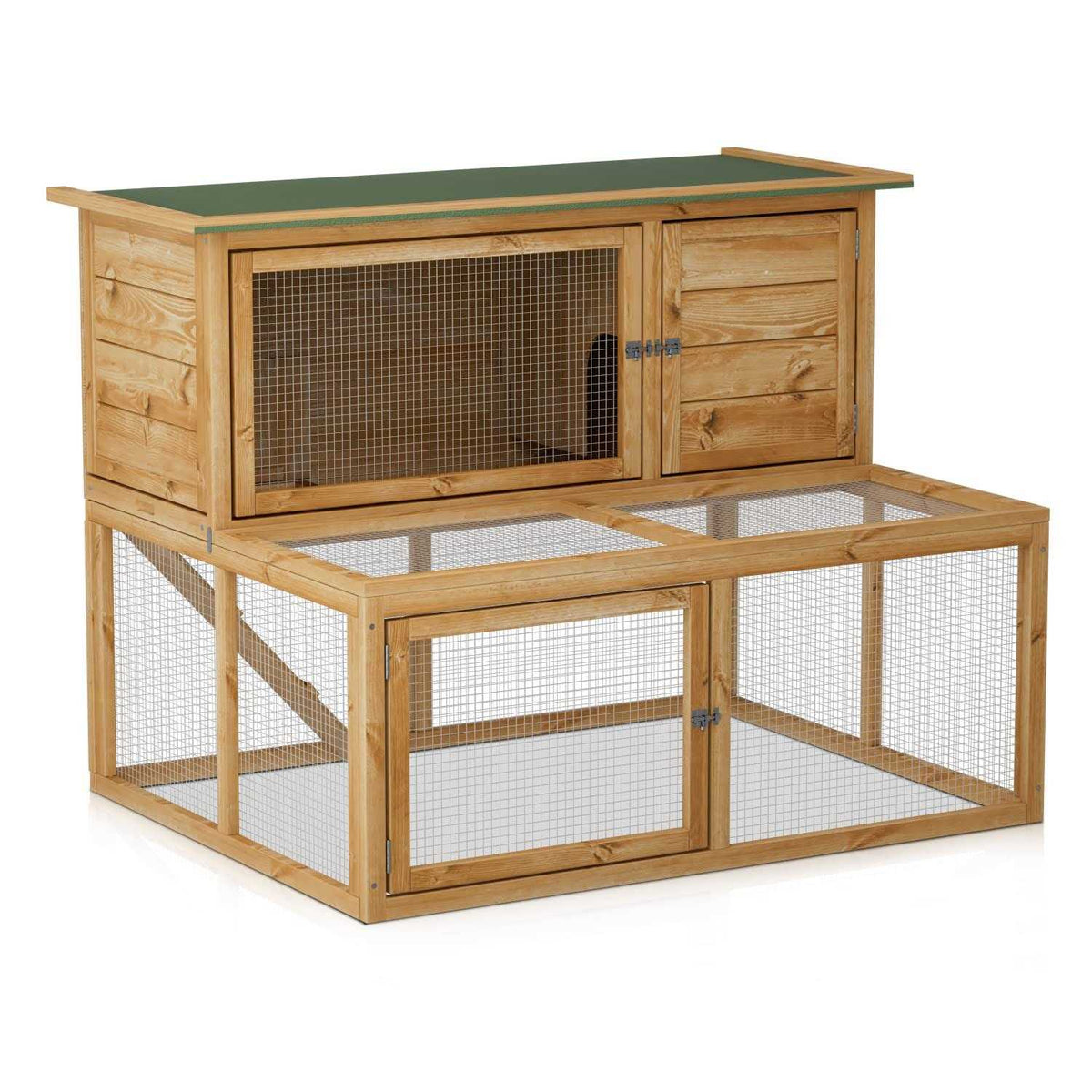 Outdoor Chicken Coop with 3 Access Areas A282223