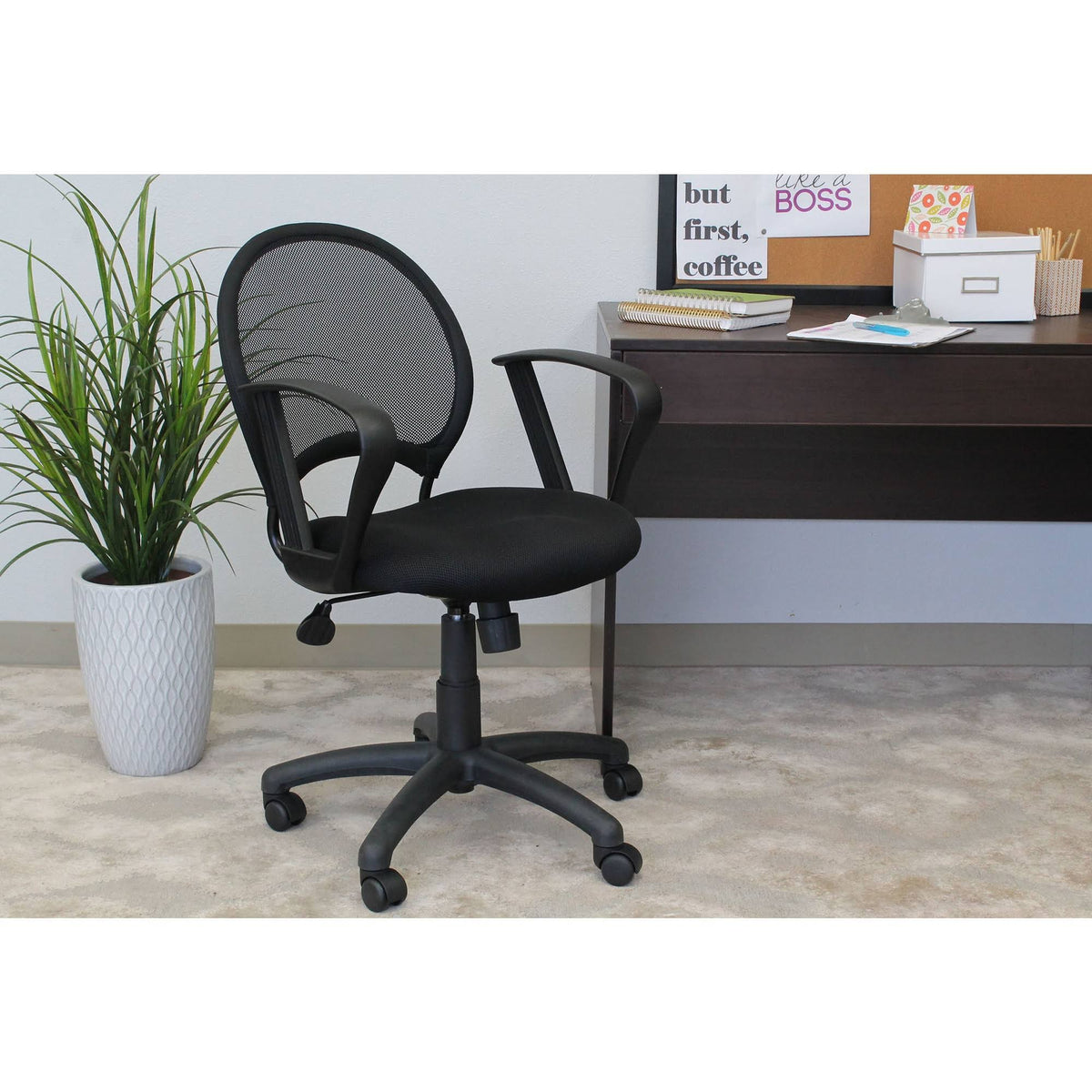 Mesh Chair with Loop Arms R51928