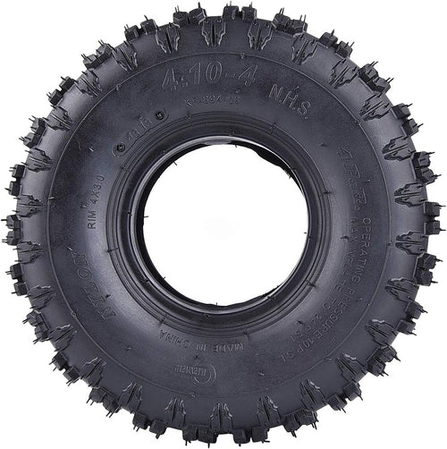 2 Pack of 2 4.10-4 Tires Replacement for Garden Rototiller Snow Blower Mowers Hand Truck Wheelbarrow Go Cart Kid ATV S18349