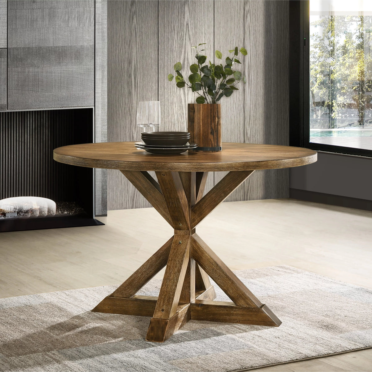 5-Piece Wood Dining Set G71577