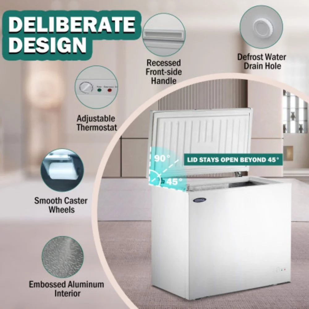 7.0 Cu.ft Chest Freezer with Lockable Lid R1213