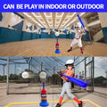 Automatic Launcher Baseball Bat Toys T-Ball Set with Baseball Bat and 3 Baseball B52731