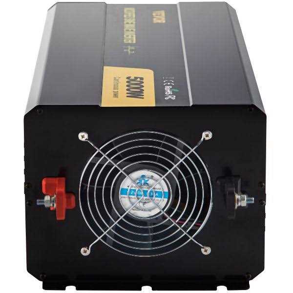 5000W Modified Sine Wave Power Inverter DC 12V to AC 110V with LCD Display O25754