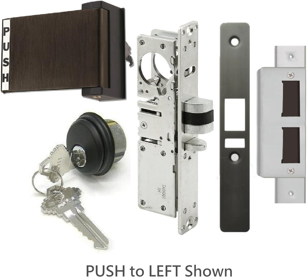 Door Mortise Deadlatch Lock with Cylinder and Keys M274